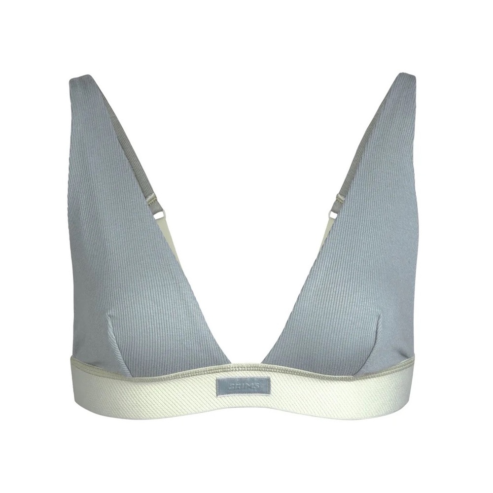 SKIMS PLUNGE BRALETTE CLASSIC SHADE MINERAL MEDIUM